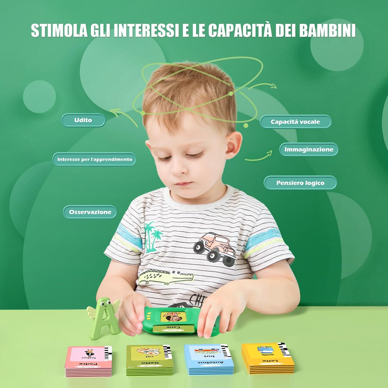Schede Parlanti Flashcards 224 Bambini