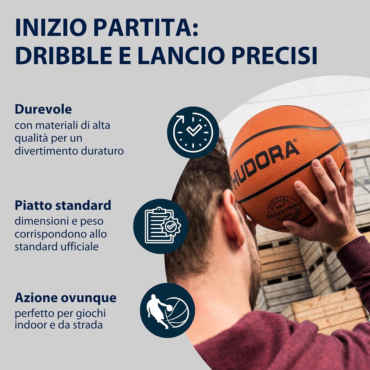 Hudora Palla da Basket
