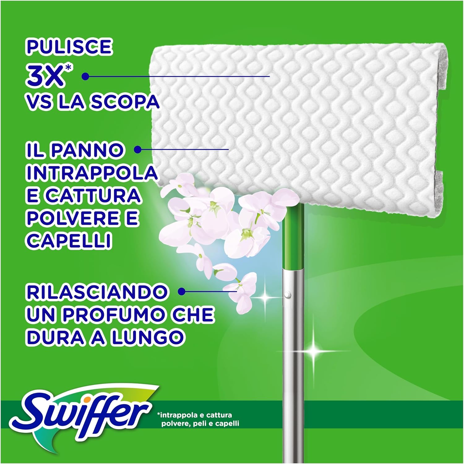 Swiffer Scopa e Lavapavimenti