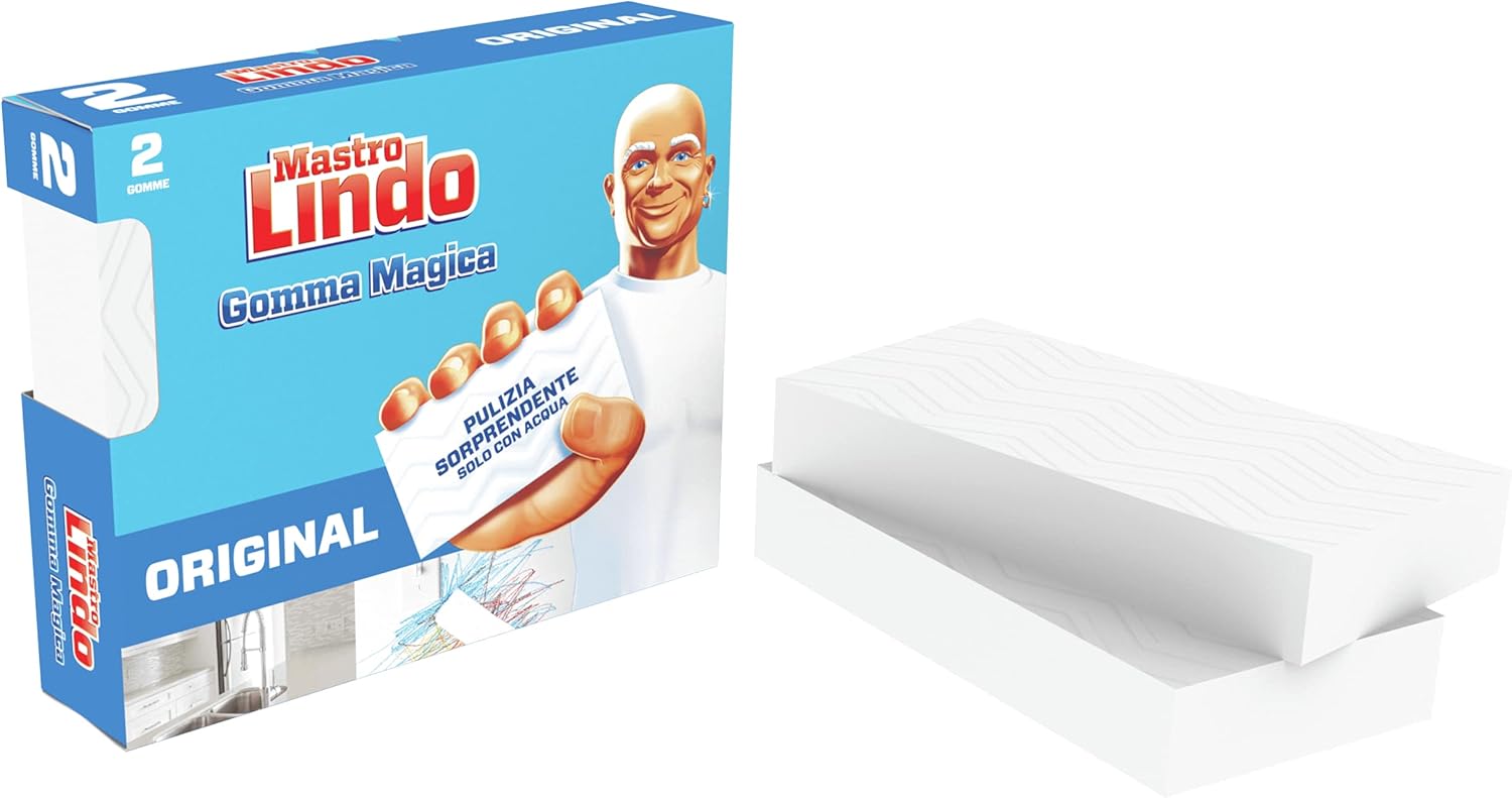 Mastro Lindo Gomma Magica, 8 Pezzi.
