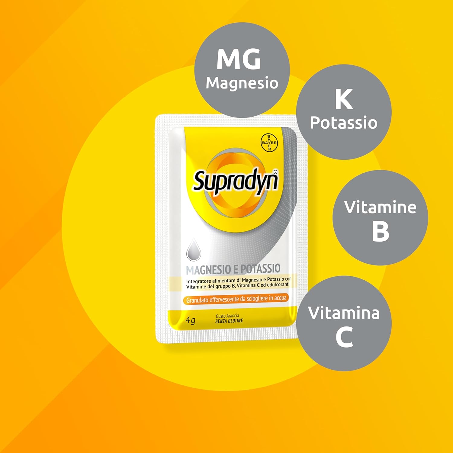 Supradyn Magnesio e Potassio, Integratore Stanchezza, Sali Minerali