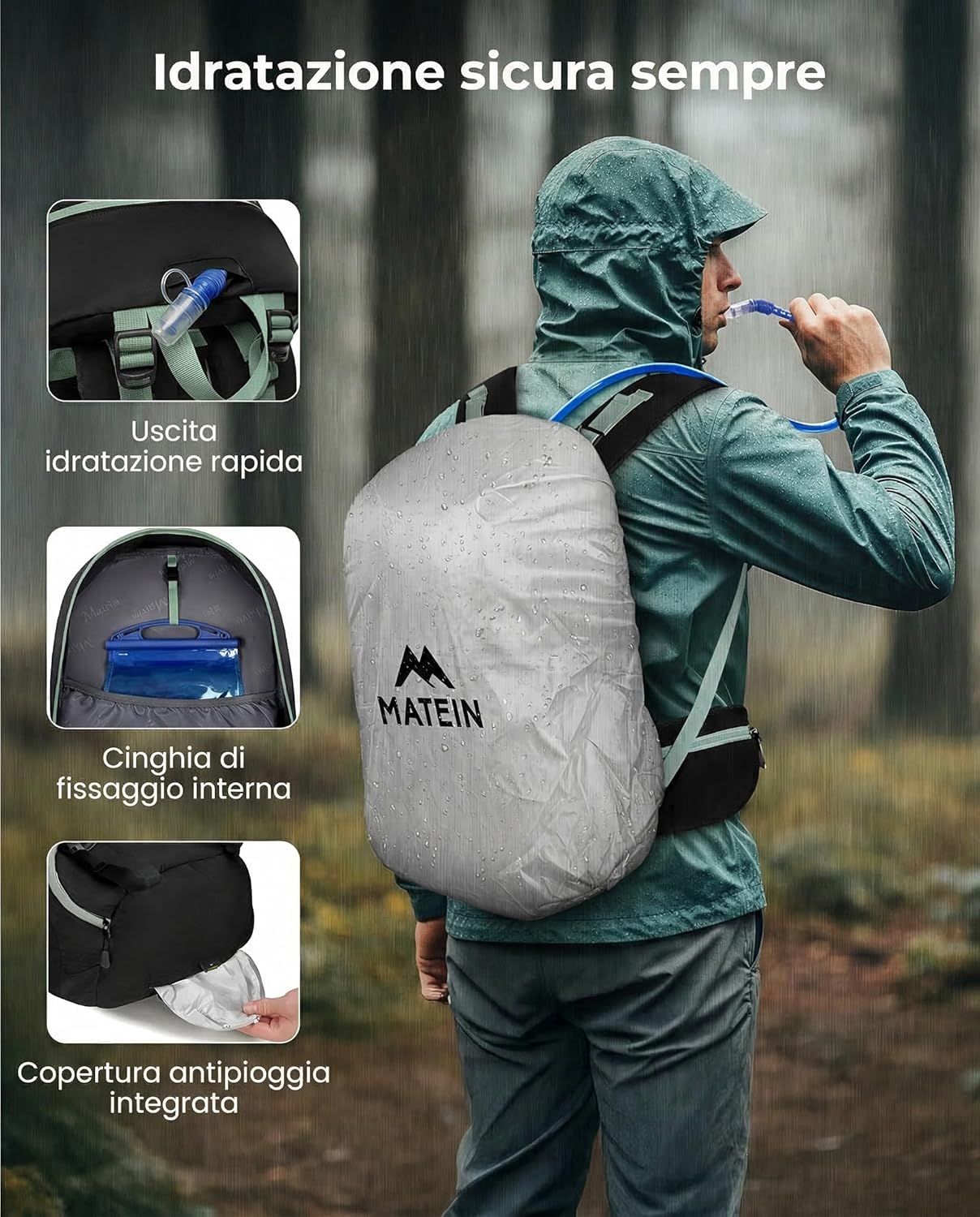 MATEIN Zaino Trekking 40L
