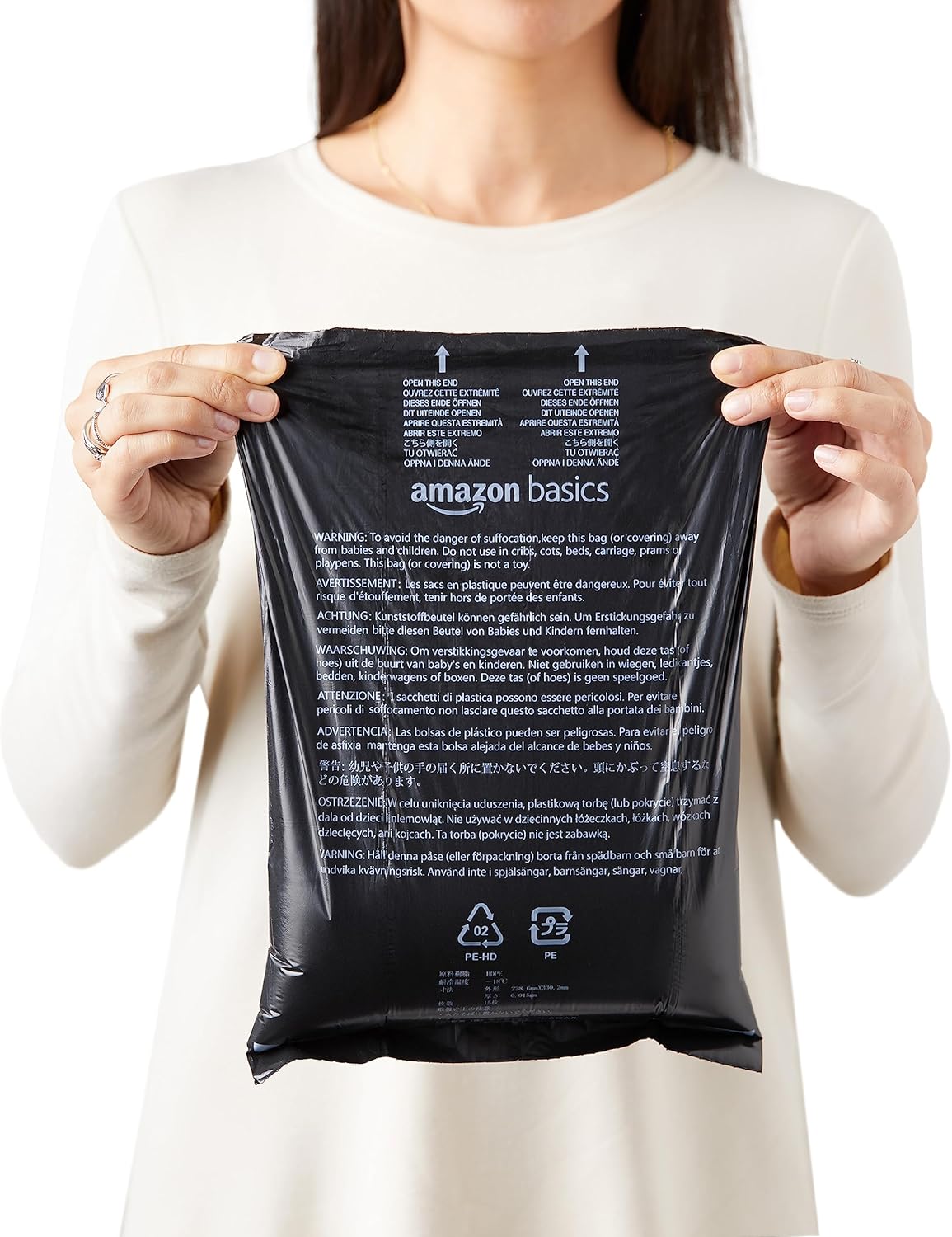 Amazon Basics Sacchetti igienici per cani con dispenser e clip per guinzaglio