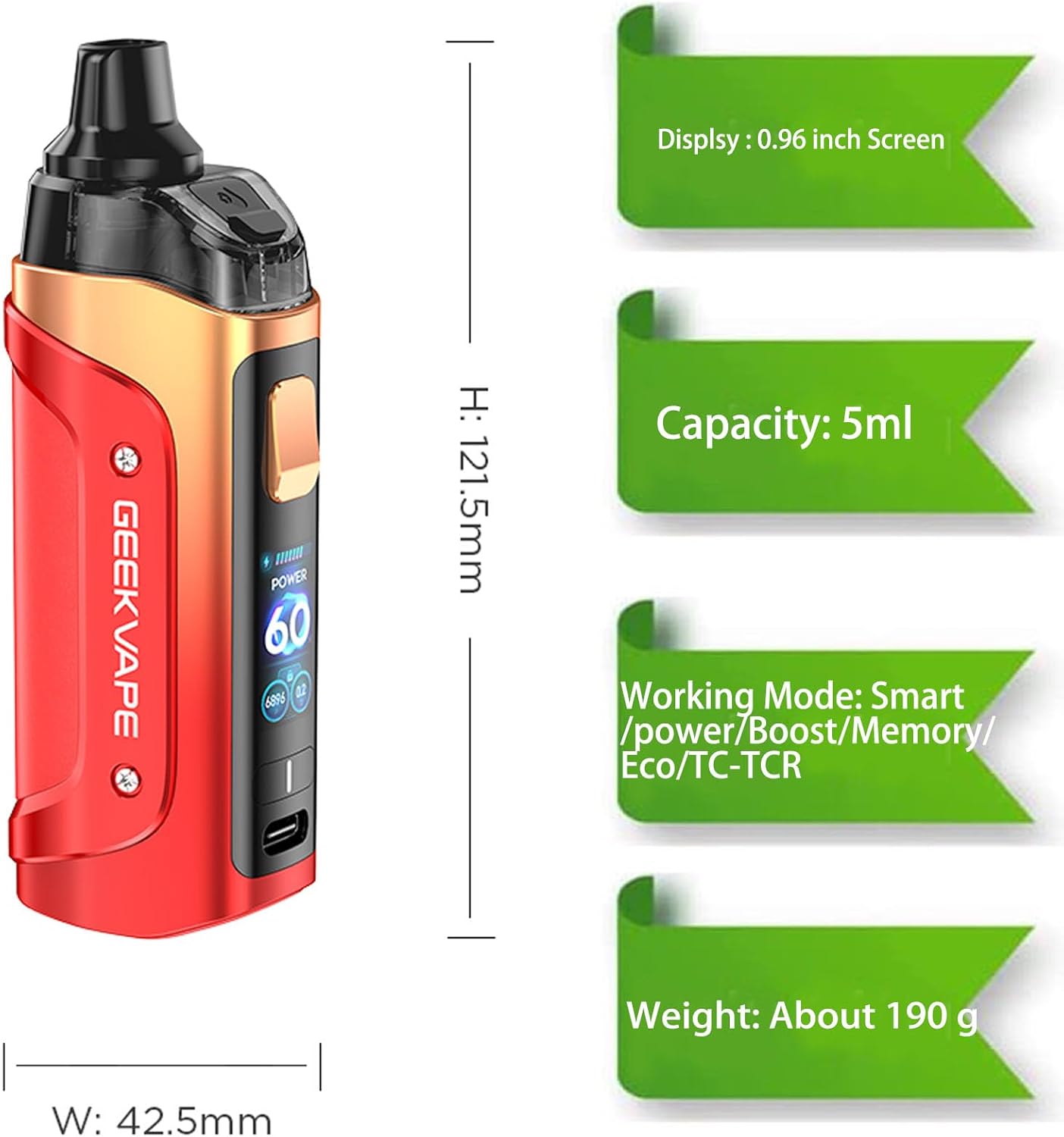 Geekvape Aegis Boost 3 Pod Mod Kit