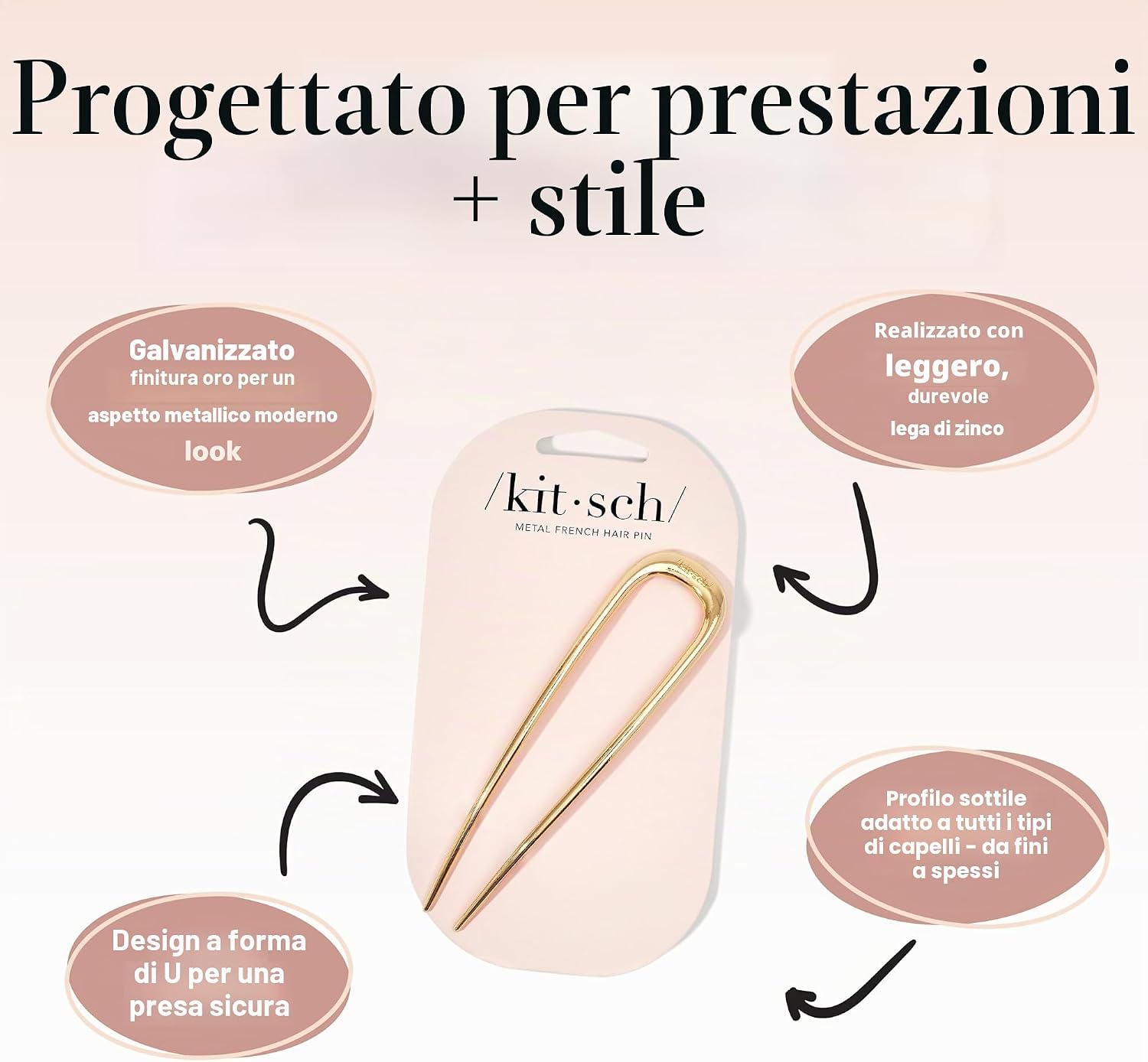 Kitsch Forcina Francese per Capelli