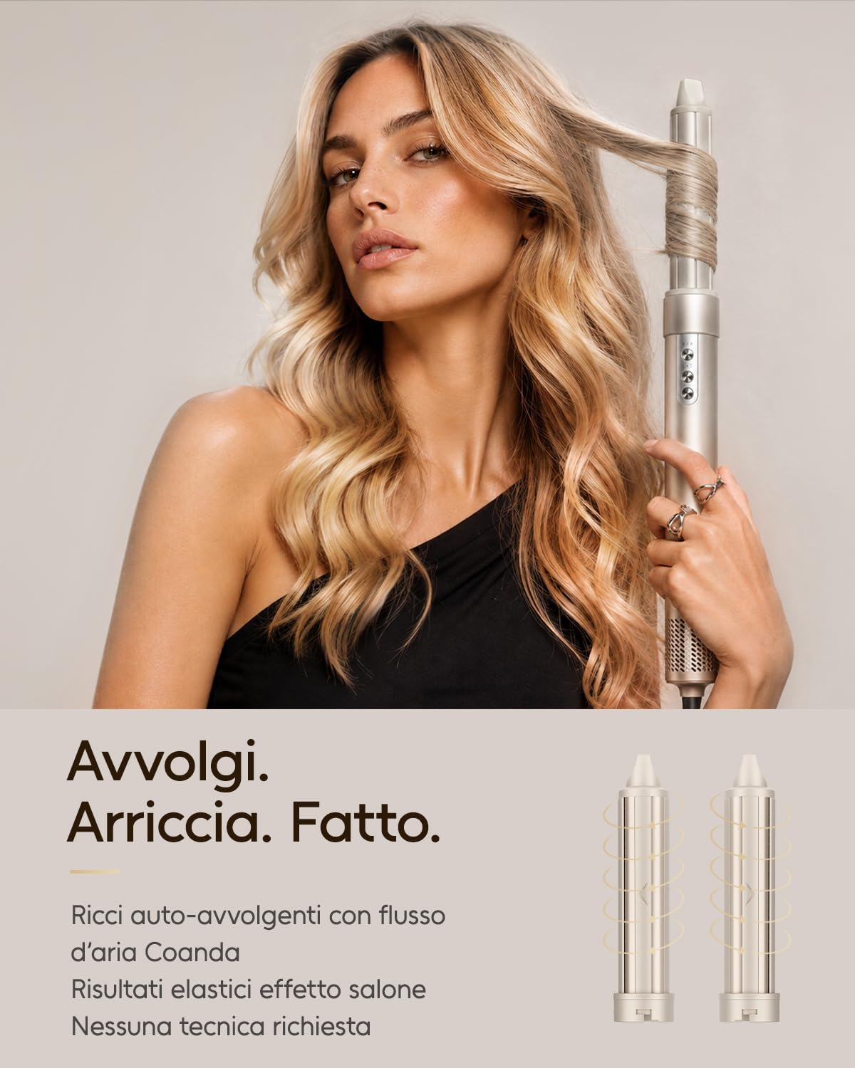 Air Styler 6 In 1, Asciugacapelli Ionico