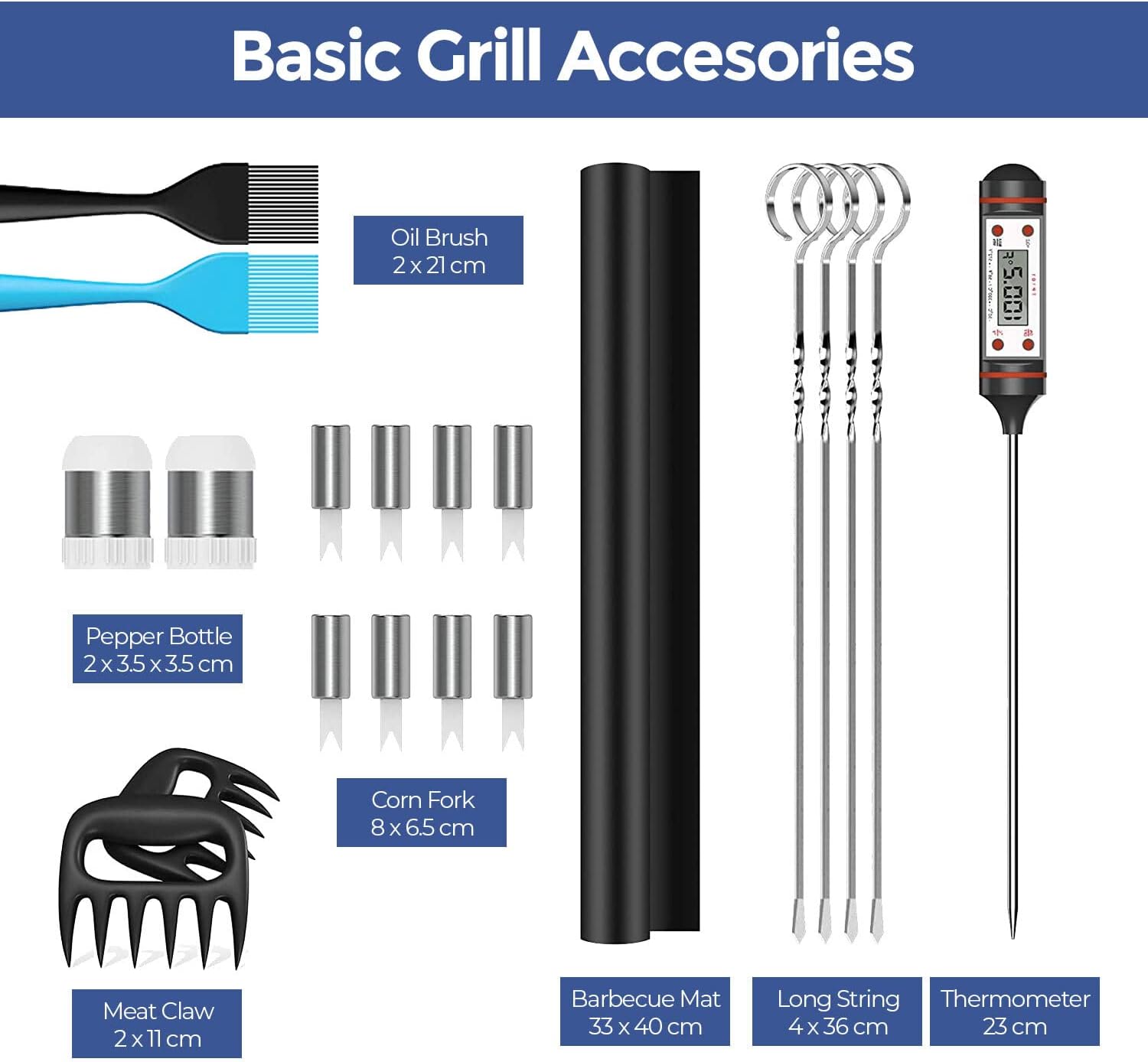 Edihome, Set Barbecue 25 Pezzi