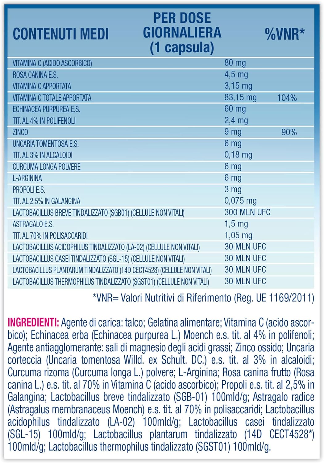 Immuno Forte Act, Integratore Alimentare Difesa dell'Organismo