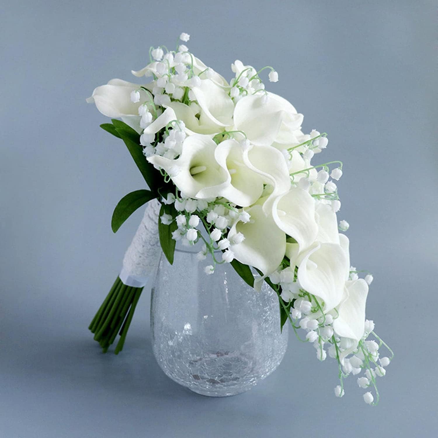 Bouquet da sposa con calle bianche